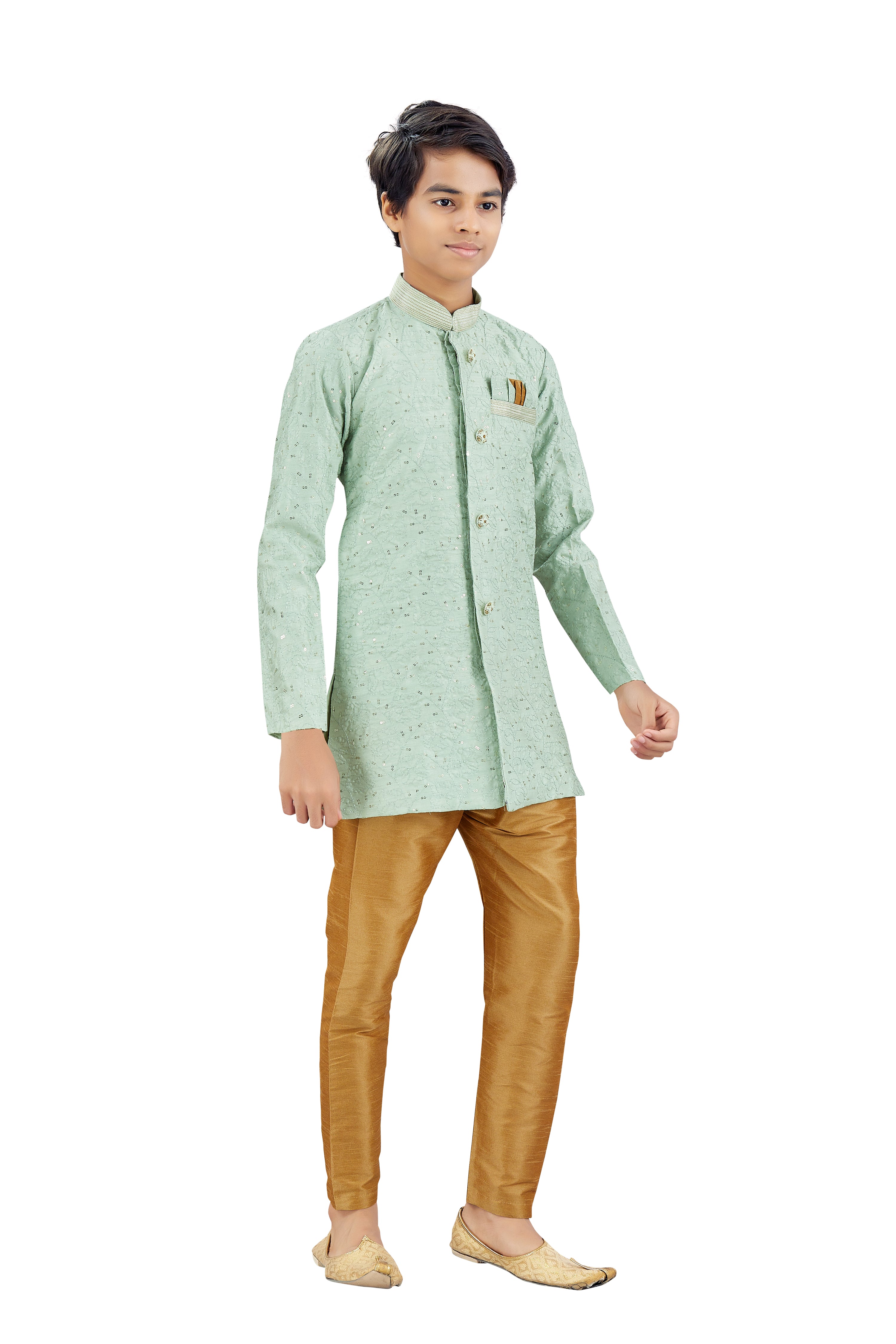 Boys Silk Kurta Set - Roop Darshan