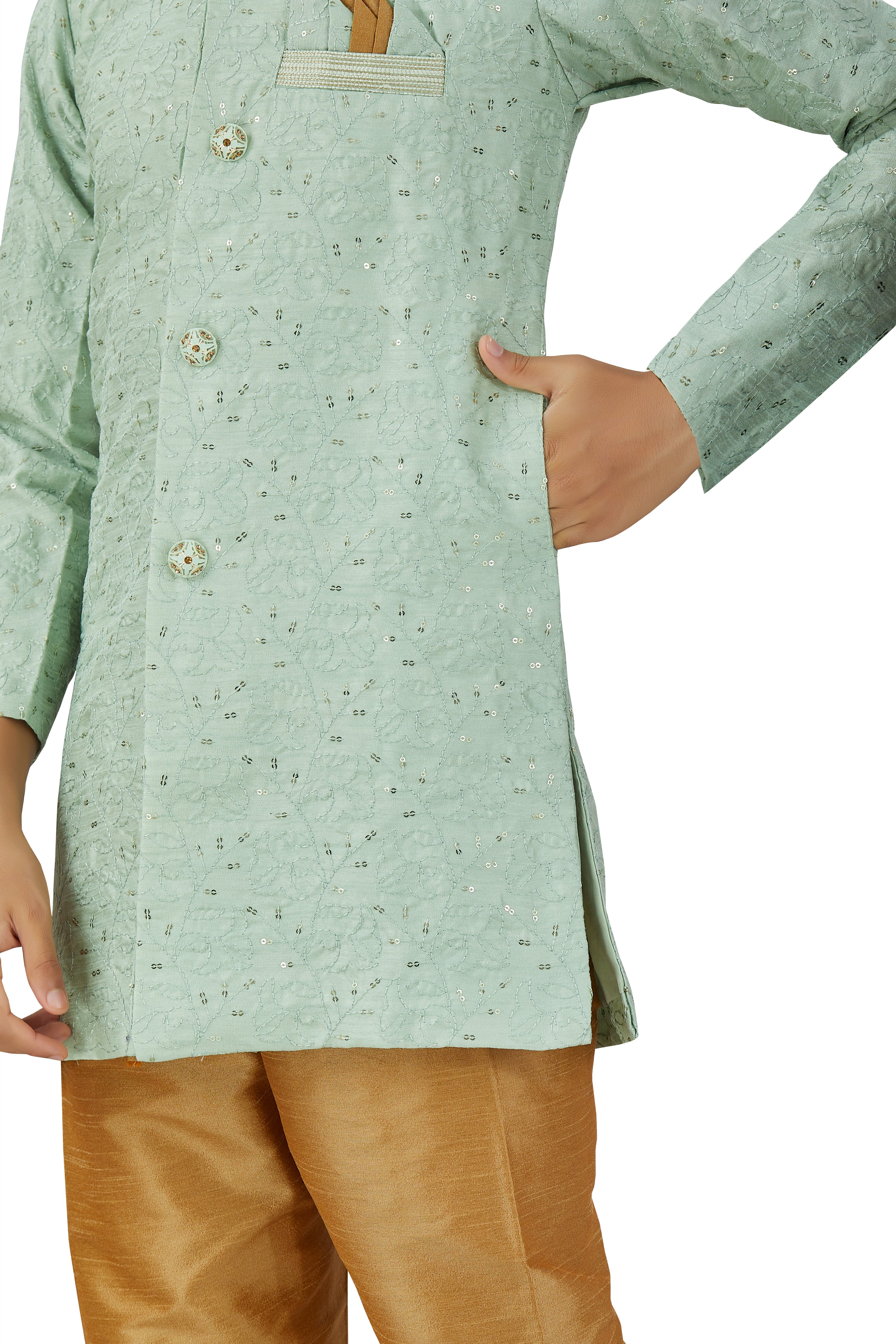 Boys Silk Kurta Set - Roop Darshan