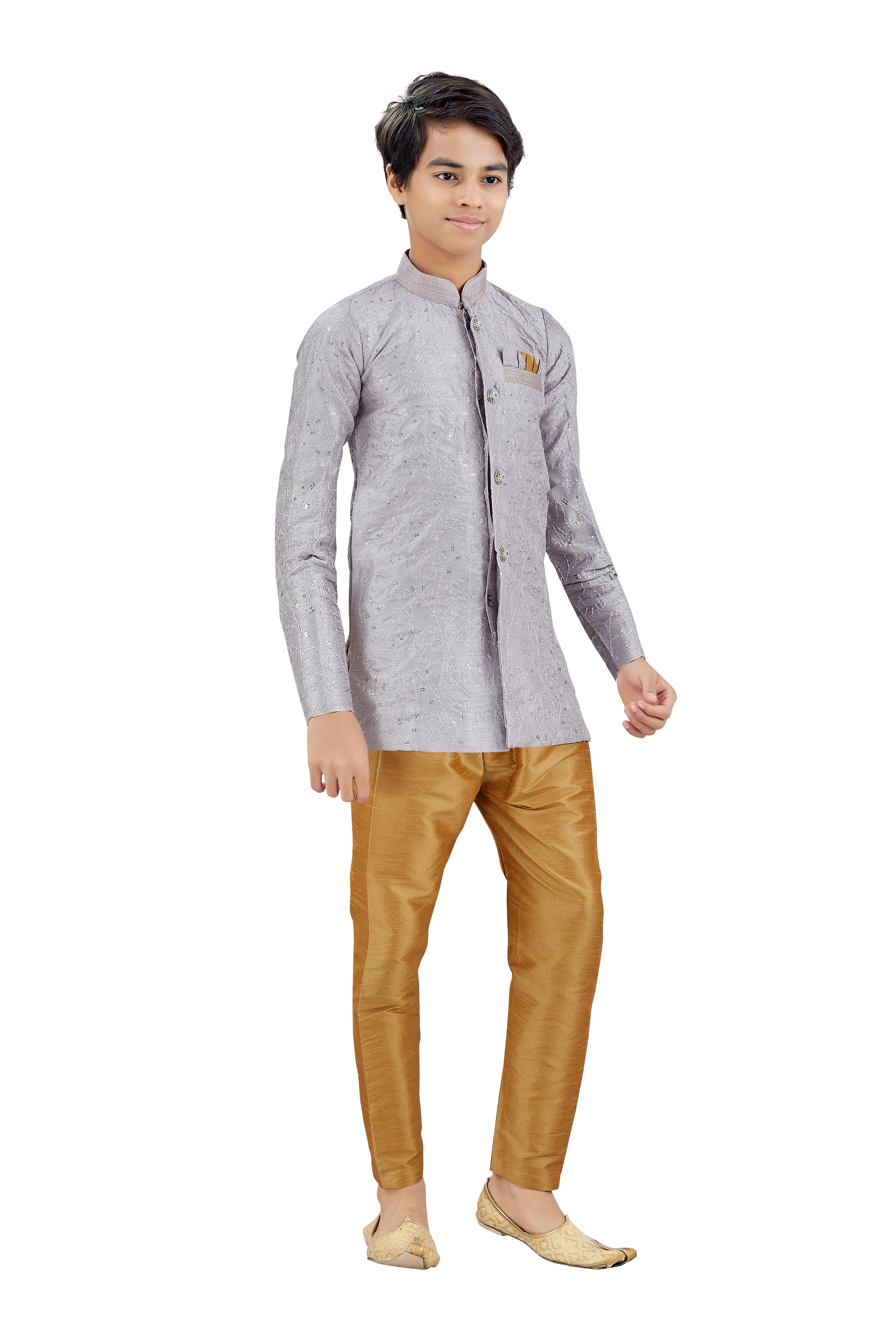 Boys Silk Kurta Set - Roop Darshan