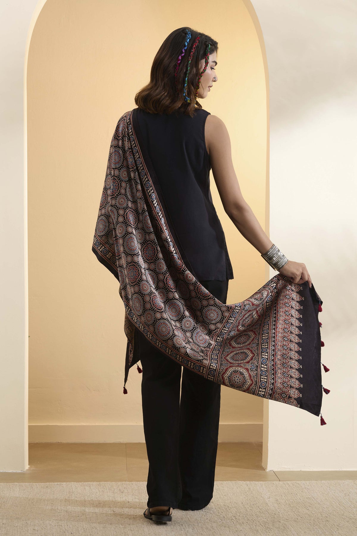 Biba Modal Silk Stole - Roop Darshan