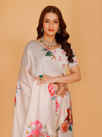 Mishka Silk Printed Saree