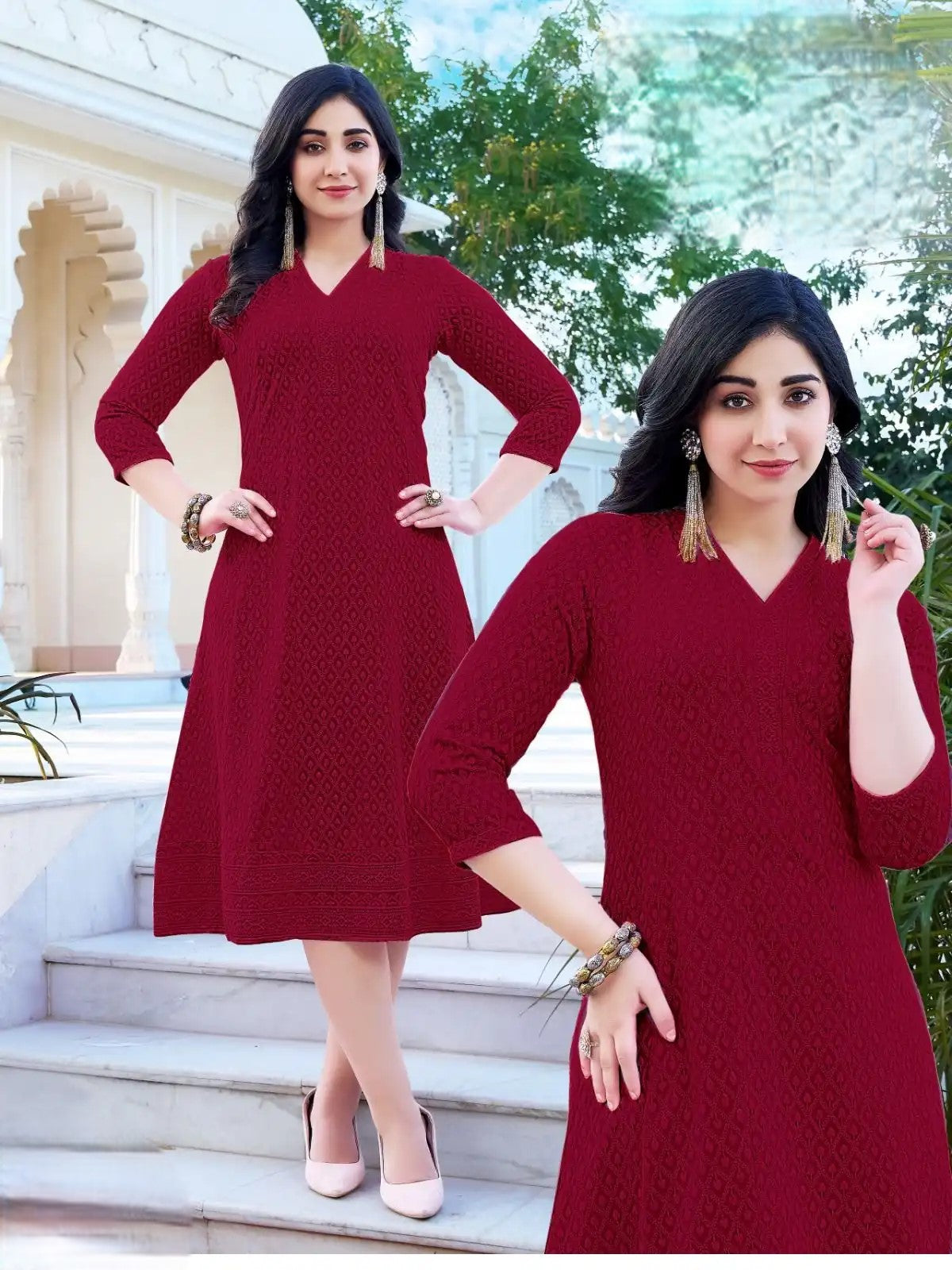 Sarah Flair Kurti - Roop Darshan