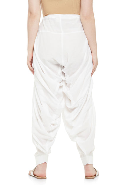 Plain Cotton Patiala Salwar Pants - Roop Darshan