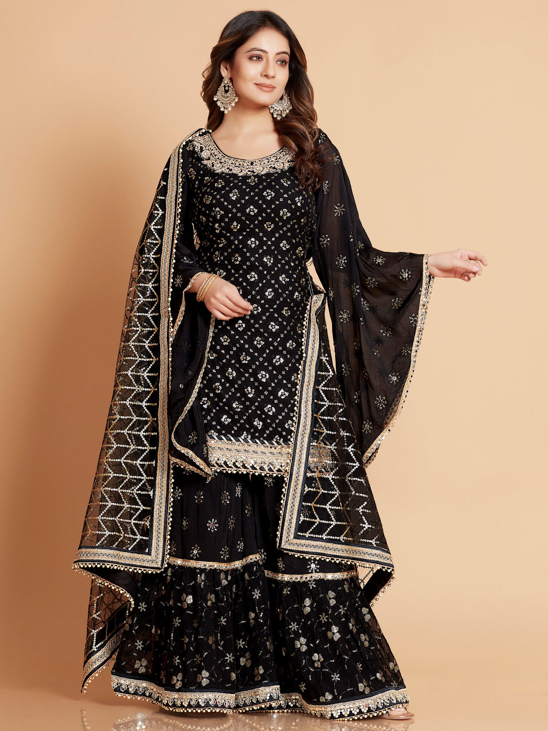 Aleena Sharara Suit - Roop Darshan