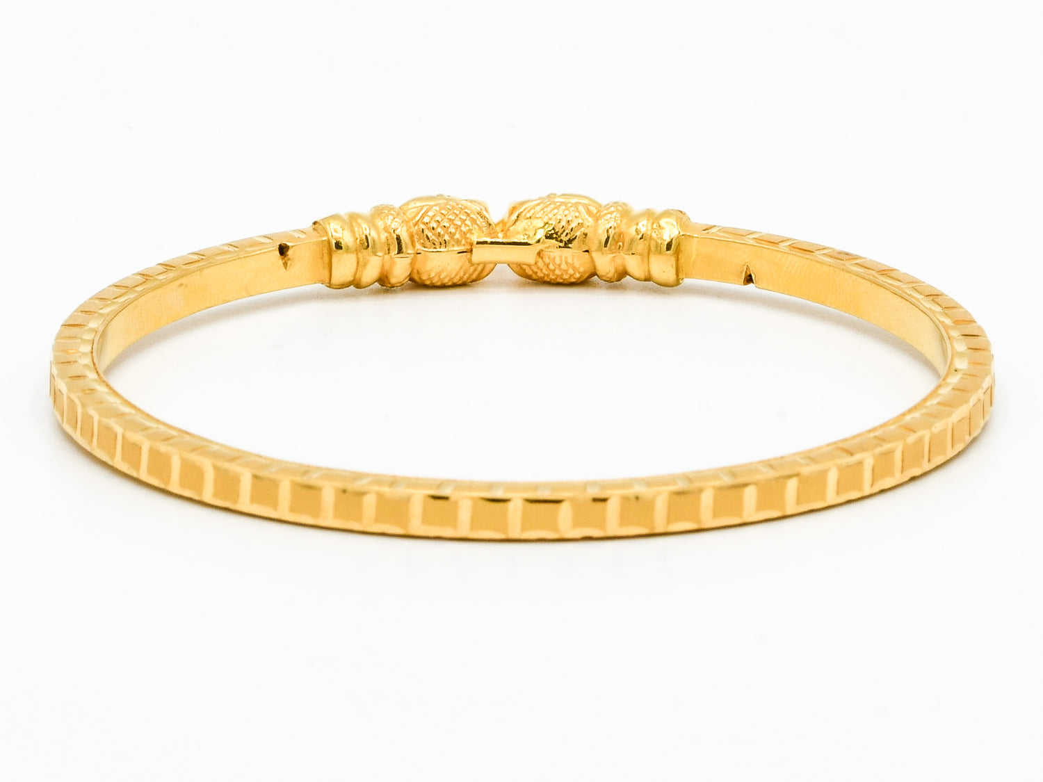22CT Gold 2PC Bangle - Roop Darshan