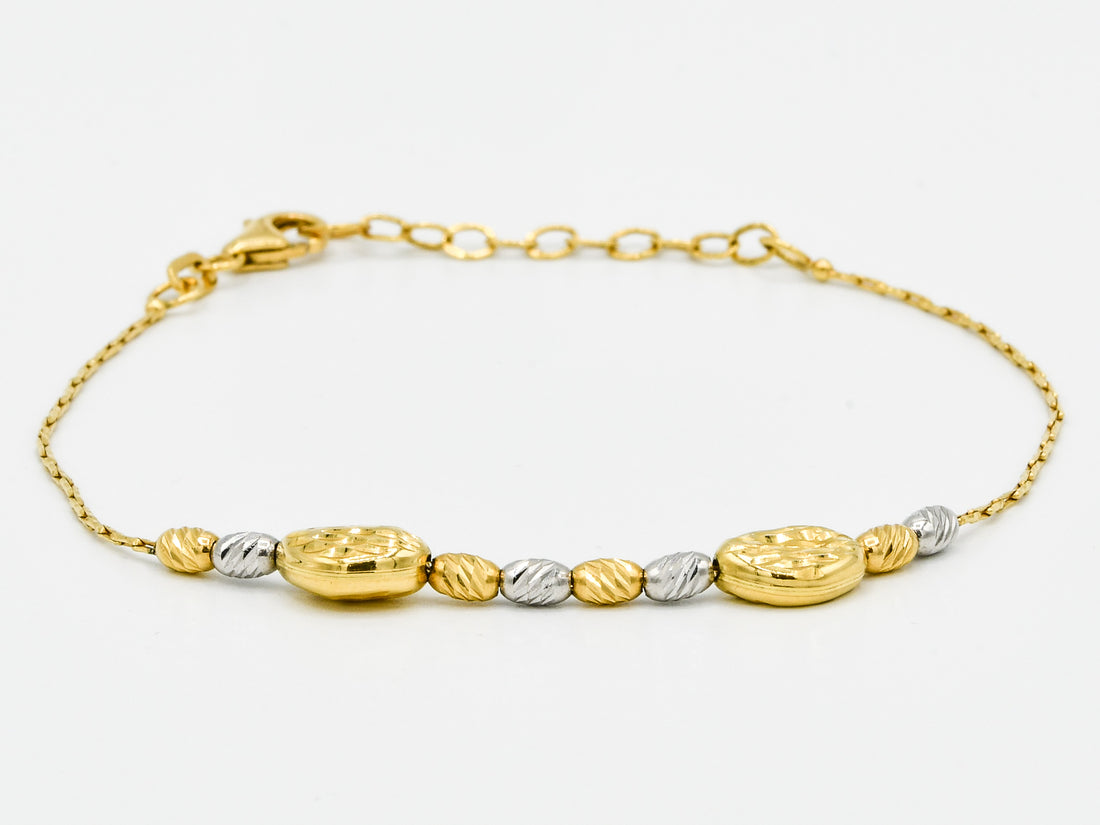 18ct Gold RHD Ladies Bracelet - Roop Darshan