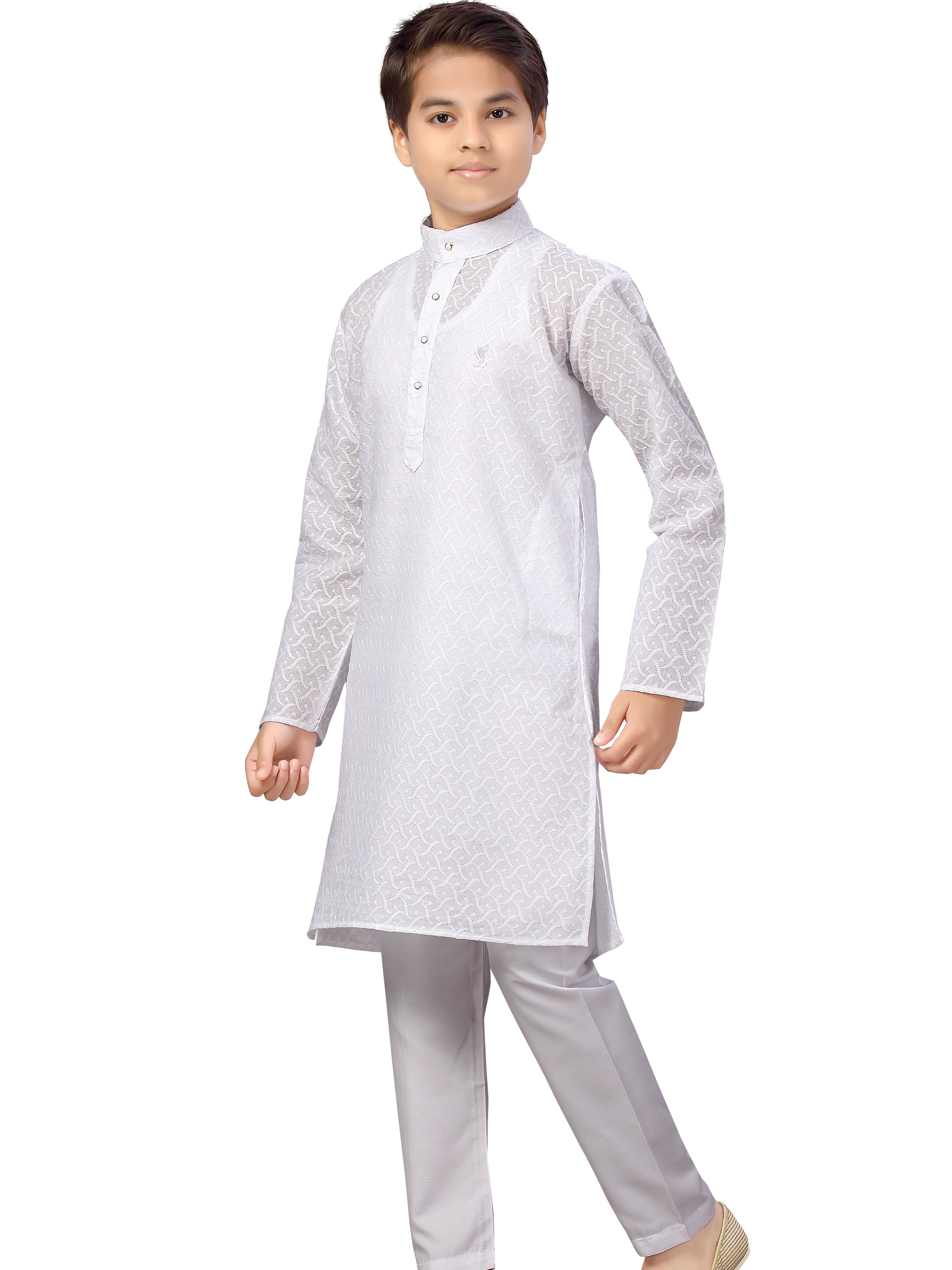 Boys Resham Embroidered Kurta Payjama - Roop Darshan