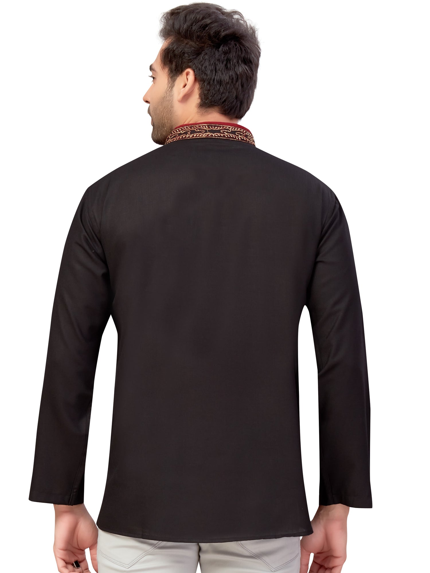 Mens Embroidered Kurti - Roop Darshan