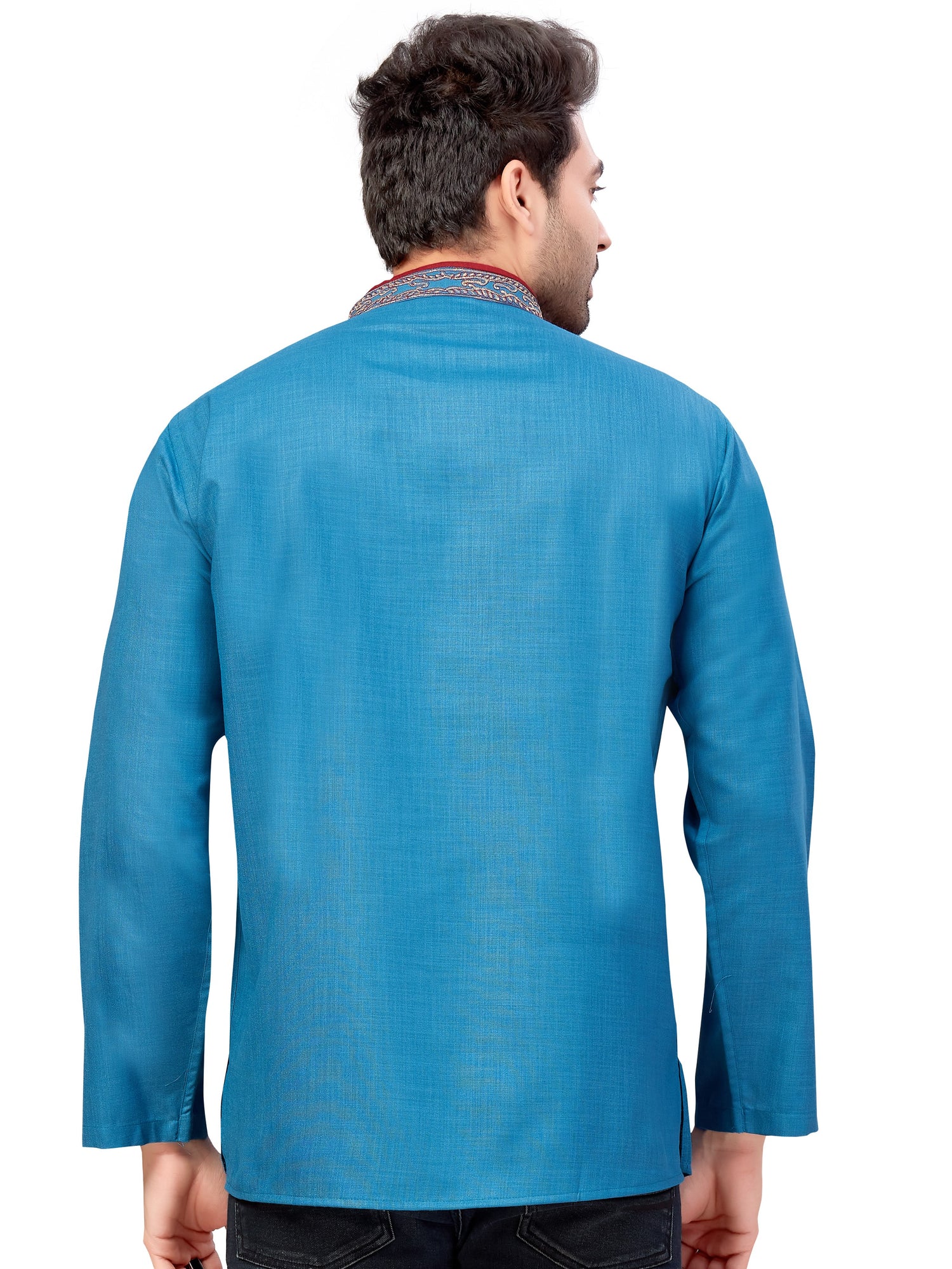Mens Embroidered Kurti - Roop Darshan