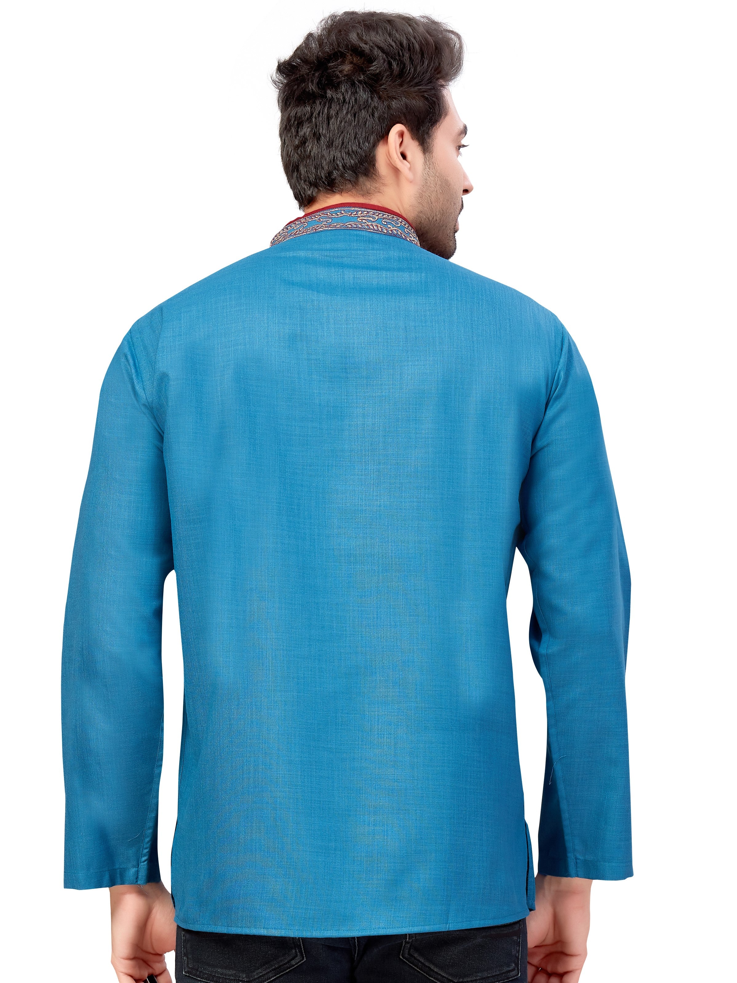 Mens Embroidered Kurti - Roop Darshan