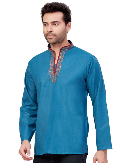 Mens Embroidered Kurti - Roop Darshan