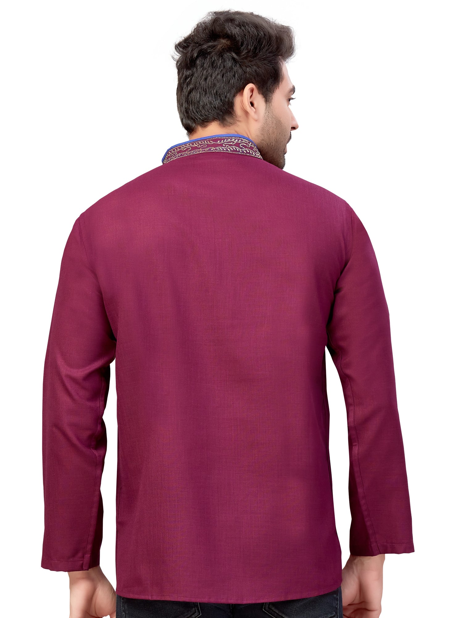 Mens Embroidered Kurti - Roop Darshan