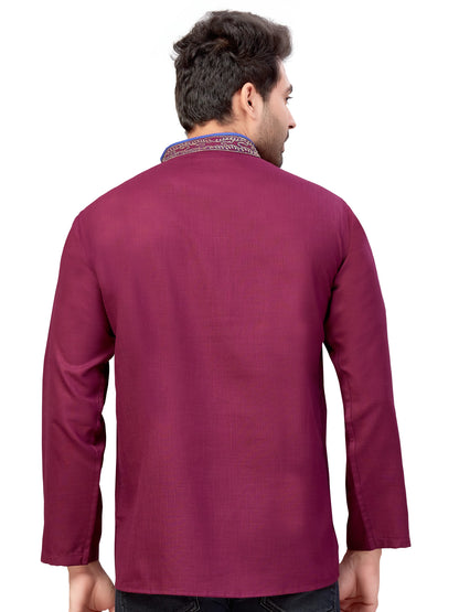 Mens Embroidered Kurti - Roop Darshan